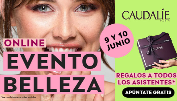 Evento online de Belleza Caudalie 9 y 10 de junio GRATIS