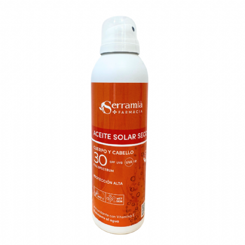 Serramia aceite solar seco spf30 150ml (CN:120079)