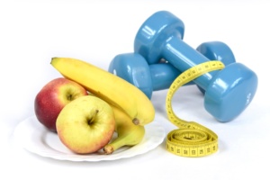pesas y fruta