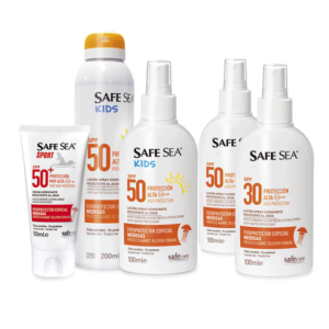Productos Safe Sea para la piel